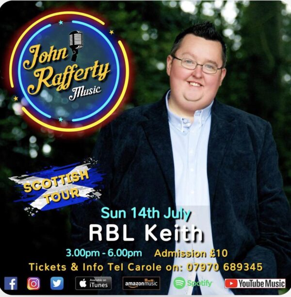 John Rafferty at The Legion - InKeith and Strathisla